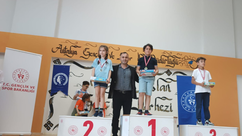 Akçaalan İlkokulu Öğrencileri Akıl ve Zeka Oyunlarında Antalya Şampiyonu