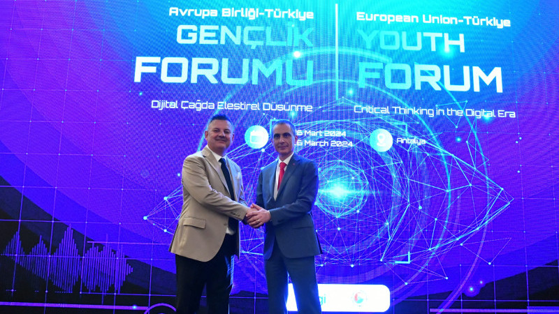 Kabadayı, Avrupa Birliği - Türkiye Gençlik Forumuna katıldı