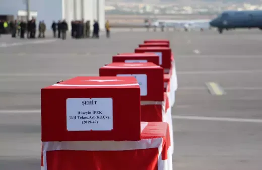 Helikopter kazası şehitleri, törenle memleketlerine uğurlandı