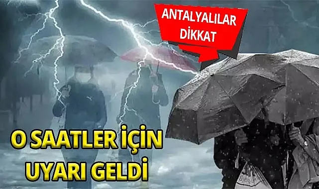 Meteoroloji uyardı! Kuvvetli sağanak geliyor 