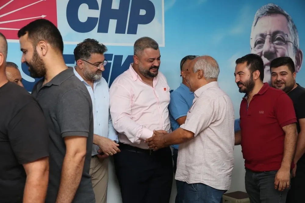 Serik CHP de bayramlaş töreni düzenlendi