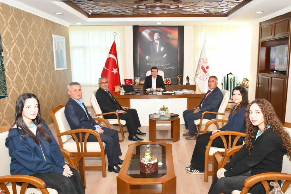 Ekiz’den Kaymakam Şahin’e ziyaret 