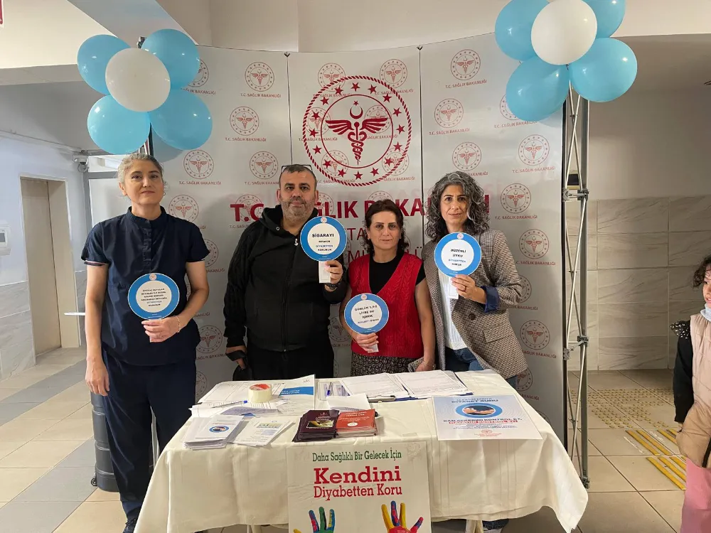 Serik Devlet Hastanesinde Dünya Diyabet Günü etkinliği düzenlendi