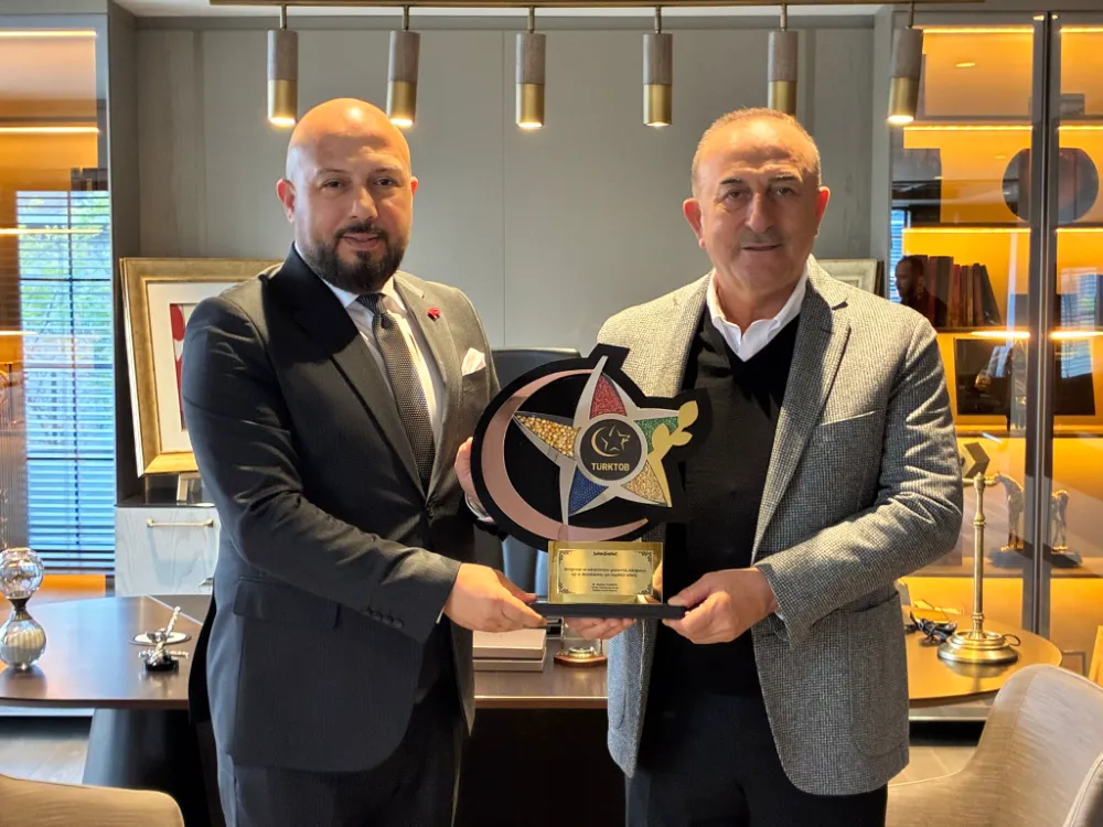 TÜRKTOB Başkanı Yıldırım’dan Milletvekili Mevlüt Çavuşoğlu’na ziyaret