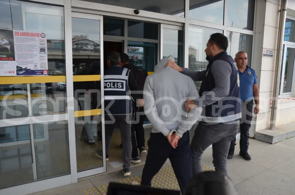 Serik’te Silah ve uyuşturucu operasyonu kapsamında 6 kişi adliyeye sevk edildi