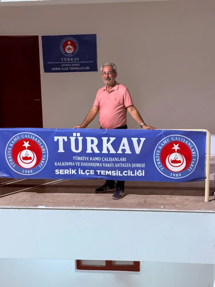 TÜRKAV Serik İlçe Başkanlığına Yusuf Işık atandı
