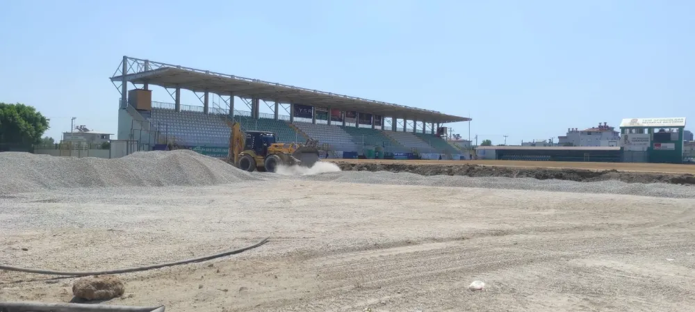 İsmail Ogan Stadyumunda tadilat çalışmaları başladı