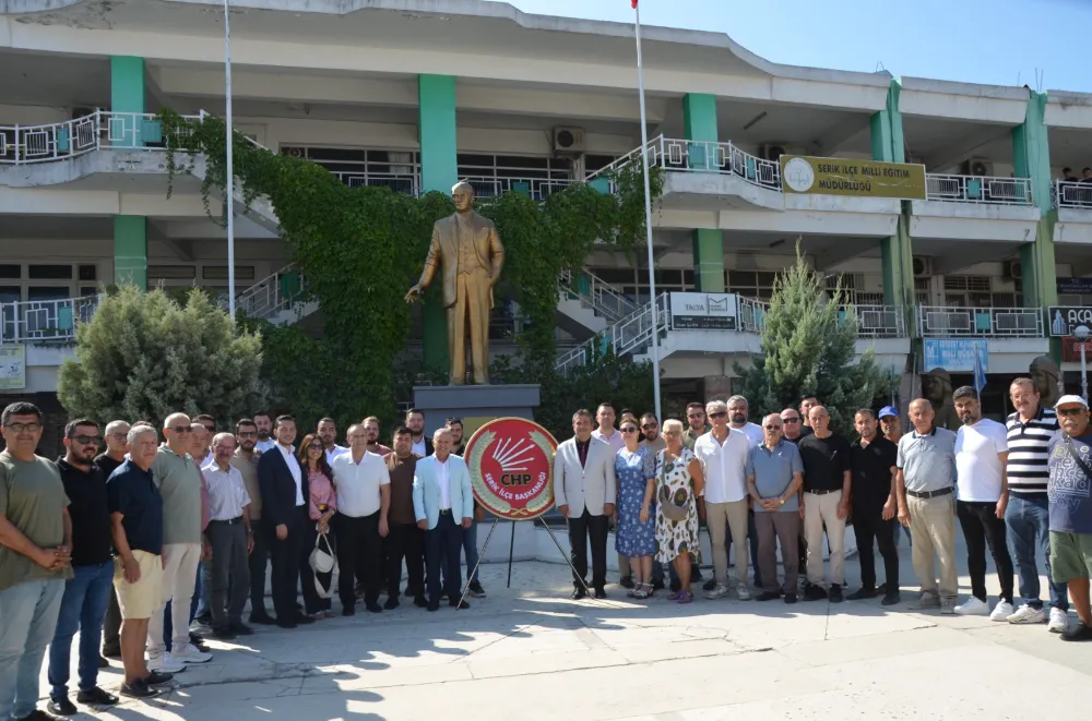 CHP Serik İlçe Teşkilatı 102. Kuruluş yıldönümünü kutladı 